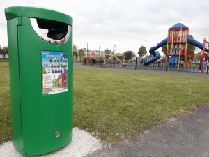 New Recycling bins in Tim Smyth Park